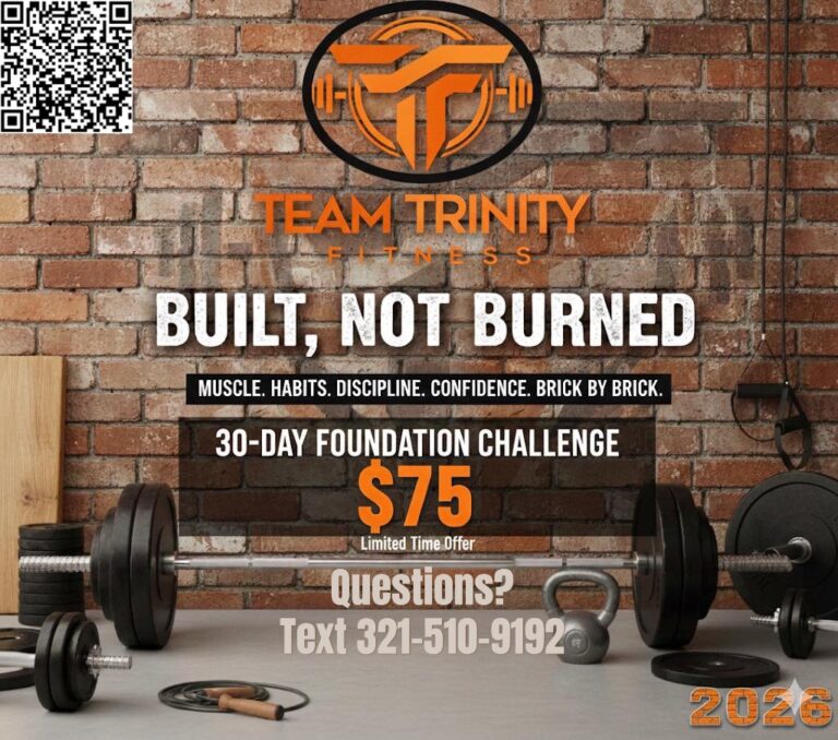 Built Not Burned sustainable strength training program for women at Team Trinity Fit